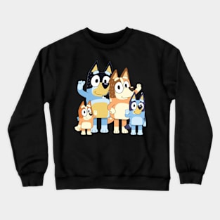 Bluey mum, Bluey Dad, Bluey family Crewneck Sweatshirt